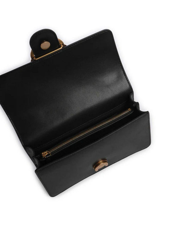Pinko Love Bag Borse Love One Mini St. Cl Vitello S Nero - 105856-A0F1-Z99Q
