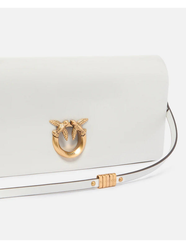 Pinko Love Bag Borse Click Soft Horizontal Classic  Bianco - 106022-A0QO-Z15Q