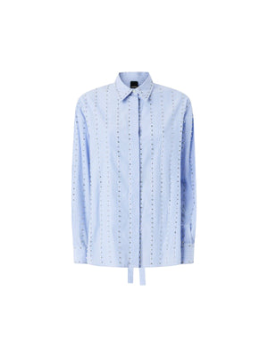 Pinko Camicia Carley Camicia Bastonetto Con  Bianco - 106225-A32R-ZE5