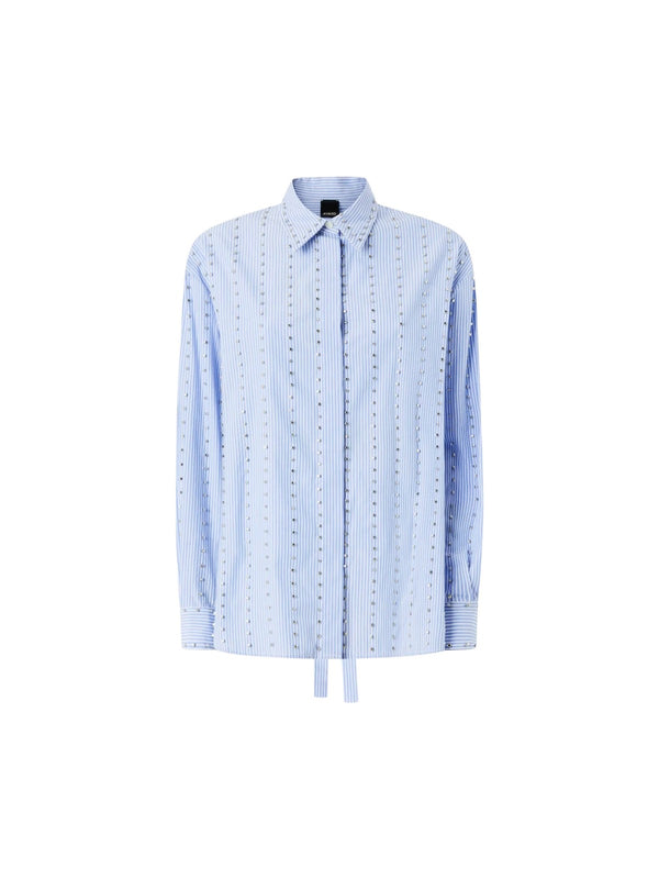 Pinko Camicia Carley Camicia Bastonetto Con  Bianco - 106225-A32R-ZE5