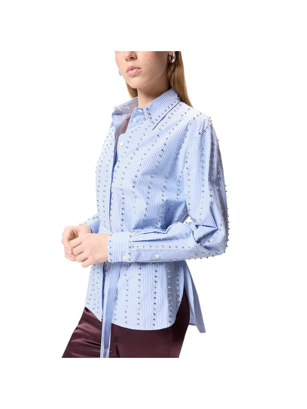 Pinko Camicia Carley Camicia Bastonetto Con  Bianco - 106225-A32R-ZE5