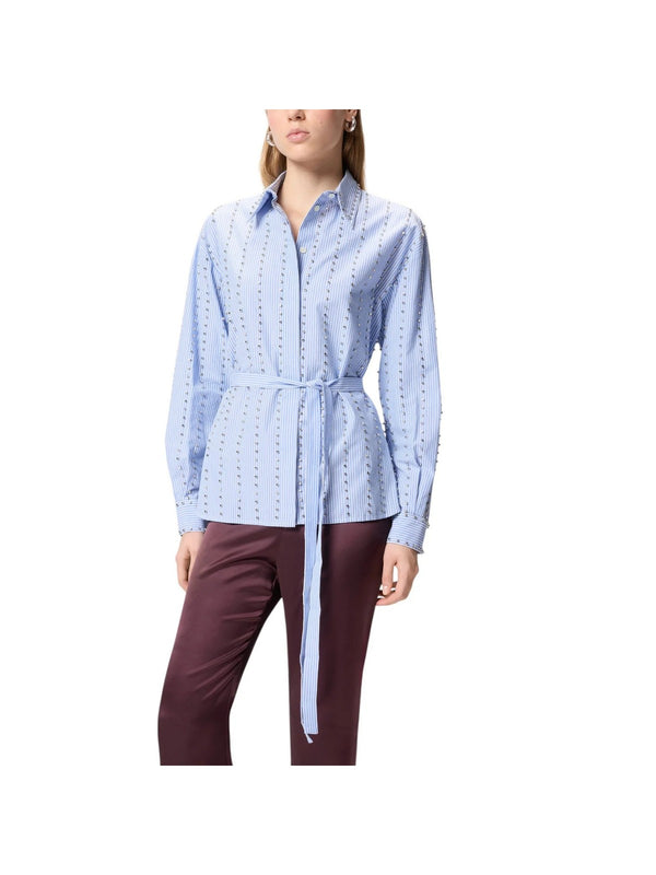 Pinko Camicia Carley Camicia Bastonetto Con  Bianco - 106225-A32R-ZE5