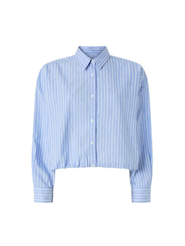 Pinko Camicia Cammie Camicia Popeline Jacqua Azzurro - 106249-A36J-EZB