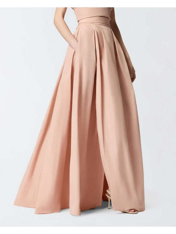 Pinko Gonna Raponzolo Gonna Taffeta Rosa - 106253-A327-Q35