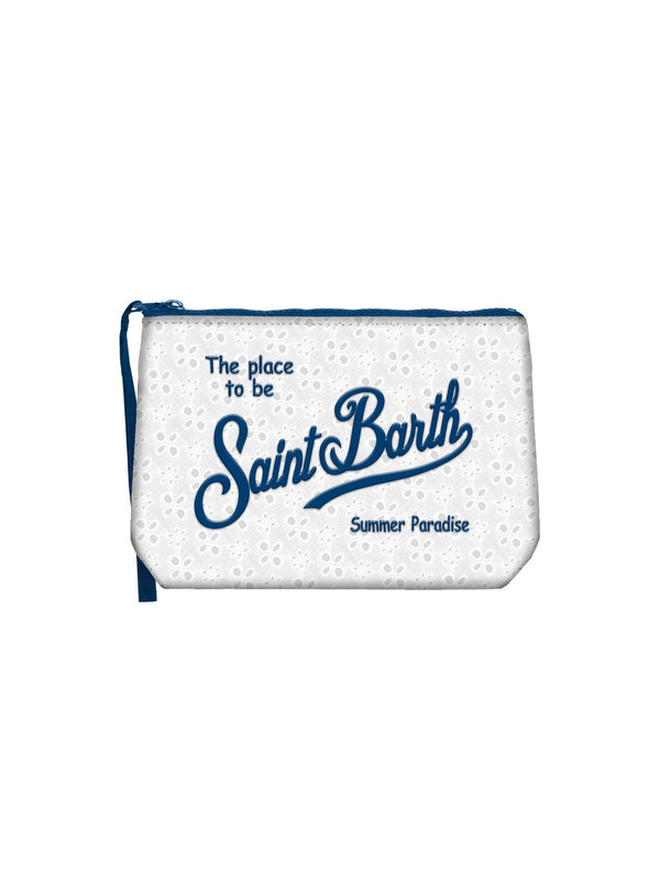Mc2 Saint Barth Pochette Aline Sangallo Cotton Mini Flowers Embry 01 Emb - Ali0045