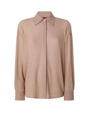 Pinko Camicia Oliva Camicia Georgette Full S Rosa - 106259-A32X-Q24
