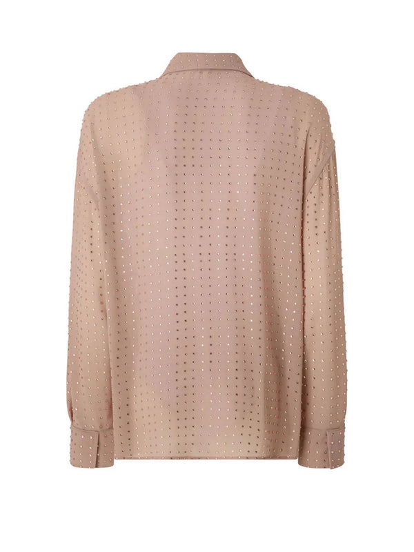 Pinko Camicia Oliva Camicia Georgette Full S Rosa - 106259-A32X-Q24
