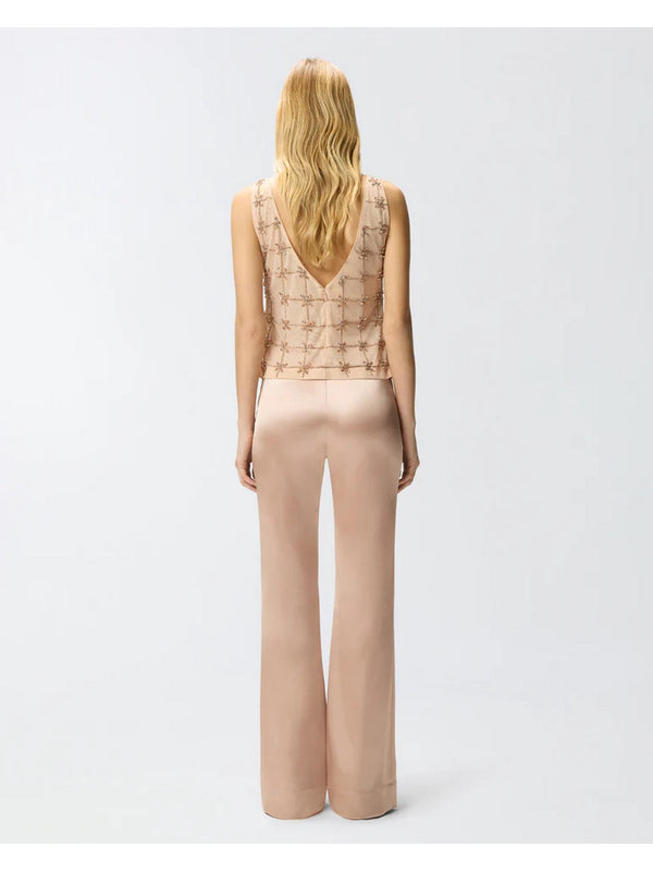 Pinko Pantalone Pinolo Pantalone Satin Rosa - 106434-A361-Q35