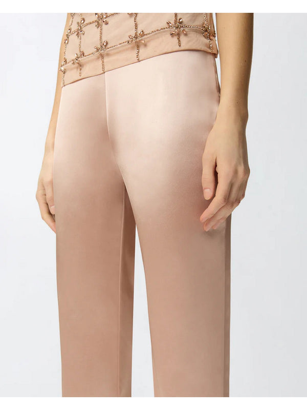 Pinko Pantalone Pinolo Pantalone Satin Rosa - 106434-A361-Q35