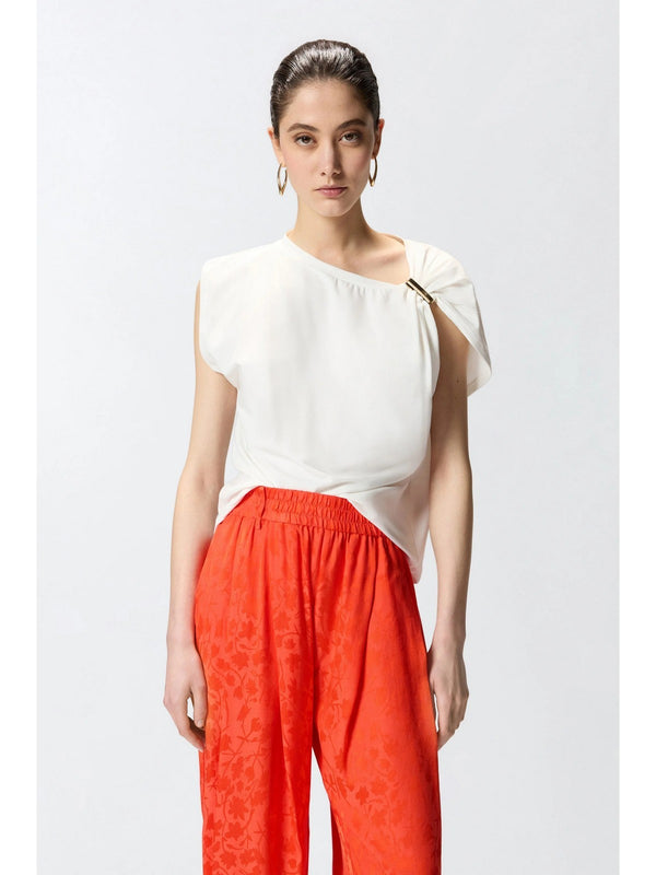 Pinko Jersey Melody Maglia Jersey Cotone St Bianco - 106478-A35D-Z05