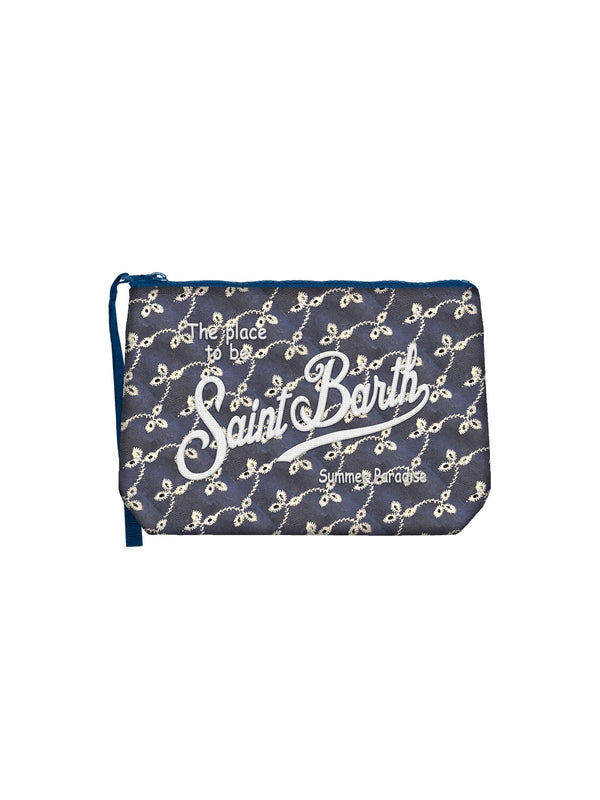 Mc2 Saint Barth Pochette Aline Sangallo Cotton Mini Flowers Embry 61 Emb - Ali0045