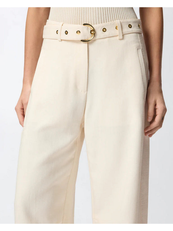 Pinko Pantalone Lexy Pantalone Frisottino Bianco - 106492-A2W6-C00