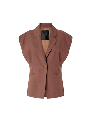 Pinko Giacca Floella Giacca Frisottino Marrone - 106509-A2W6-L78