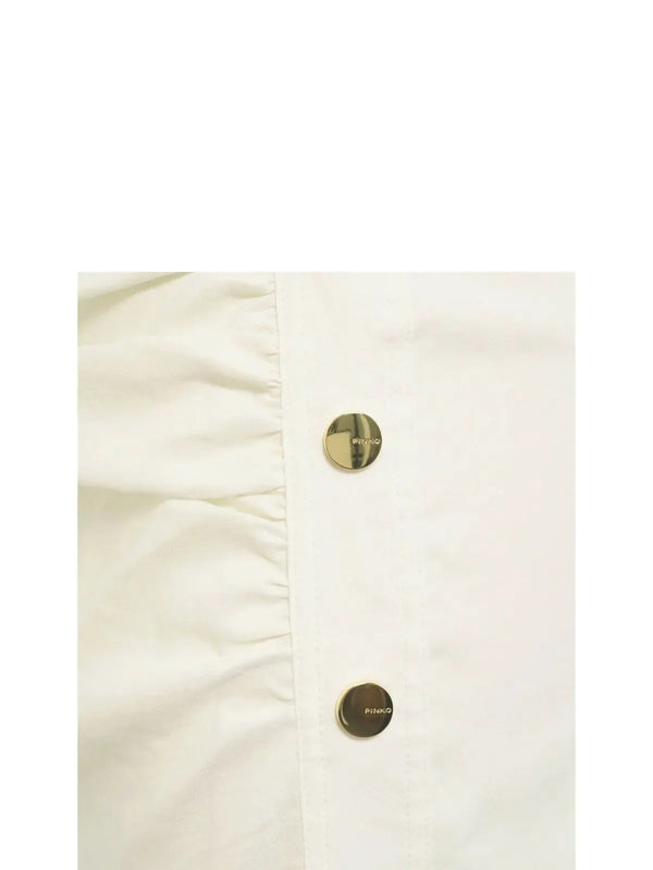 Pinko Abito Alissa Abito Lino Stretch Bianco - 106521-A34I-Z05
