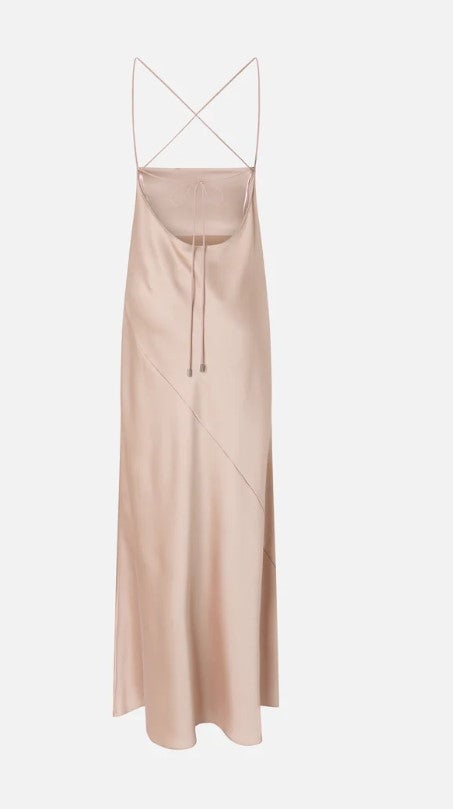 Pinko Abito Farro Abito Satin Rosa - 106587-A1Y5-Q35