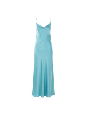 Pinko Abito Farro Abito Satin Verde - 106587-A1Y5-V76