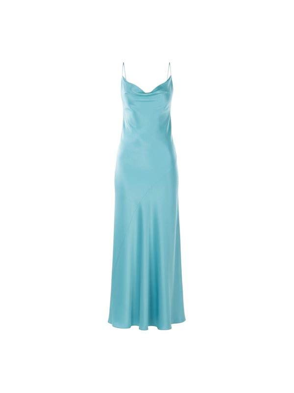 Pinko Abito Farro Abito Satin Verde - 106587-A1Y5-V76