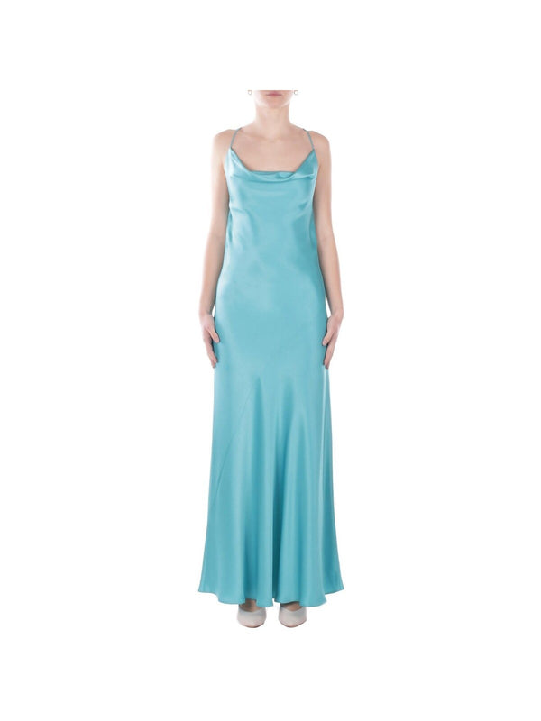 Pinko Abito Farro Abito Satin Verde - 106587-A1Y5-V76