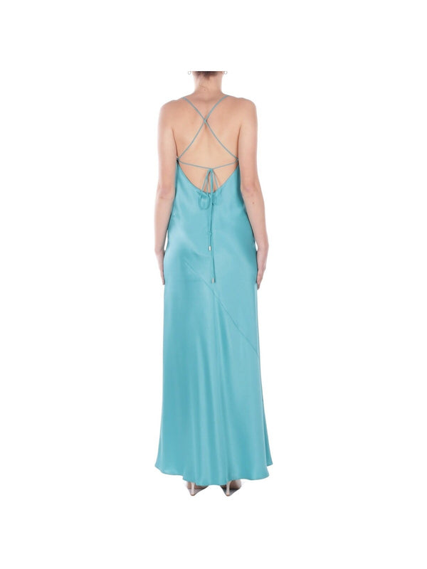 Pinko Abito Farro Abito Satin Verde - 106587-A1Y5-V76