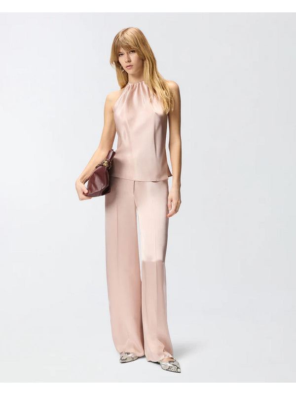 Pinko Pantalone Limoncello Pantalone Satin Rosa - 106601-A1Y5-Q35