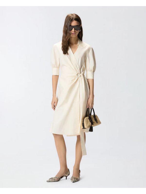 Pinko Abito Aline Abito Comfort Popeline Beige - 106602-A35Q-C03