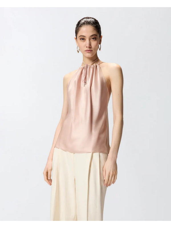 Pinko Top Carota Top Satin Rosa - 106621-A1Y5-Q35