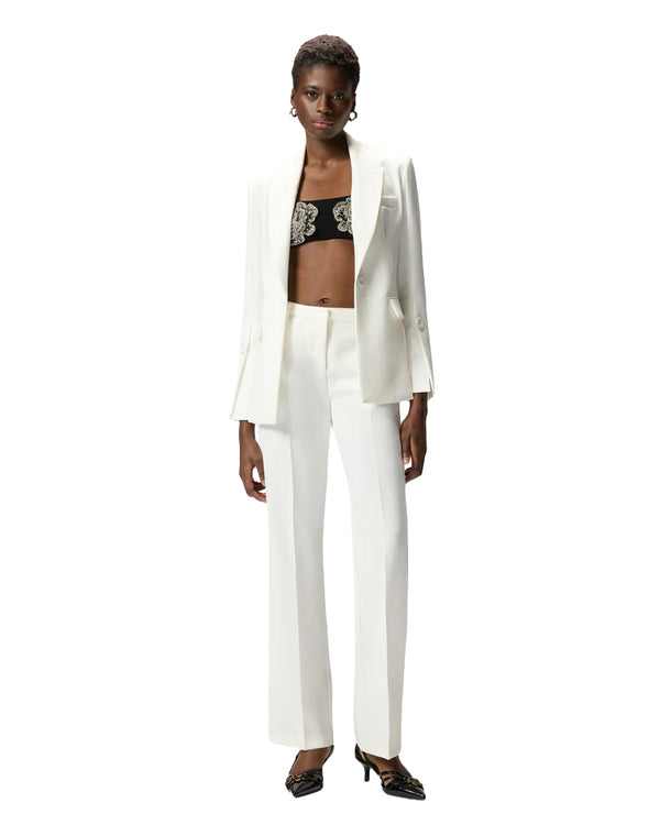 Pinko Pantalone Eucalipto Pantalone Canvas Tec Bianco - 106632-A32Z-Z07