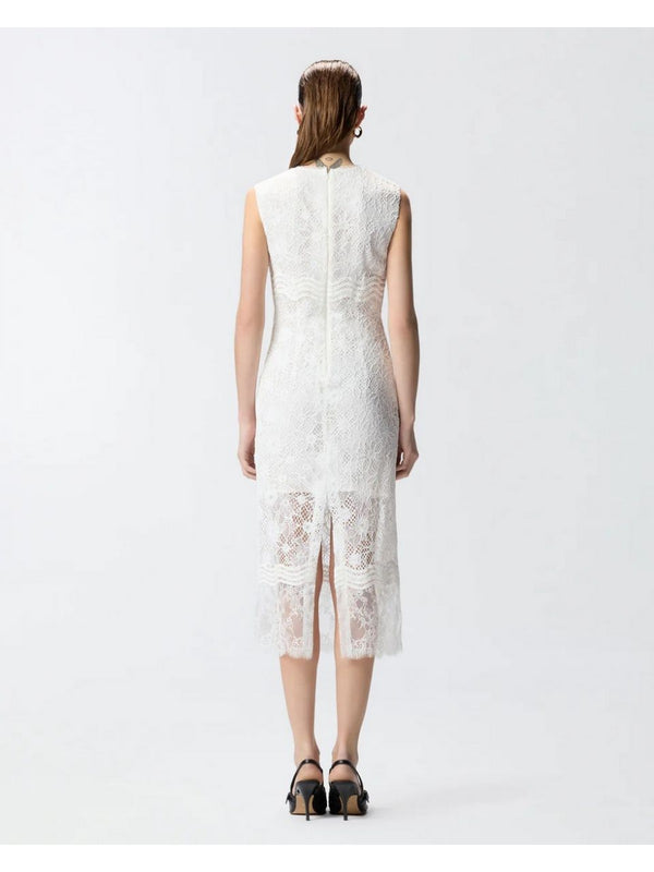Pinko Abito Audrey Abito Pizzo Rebrode Bianco - 106660-A381-Z05