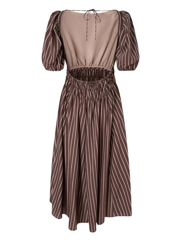 Pinko Abito Ethel Abito Tinto Filo Fluido Marrone - 106670-A33Q-LN1