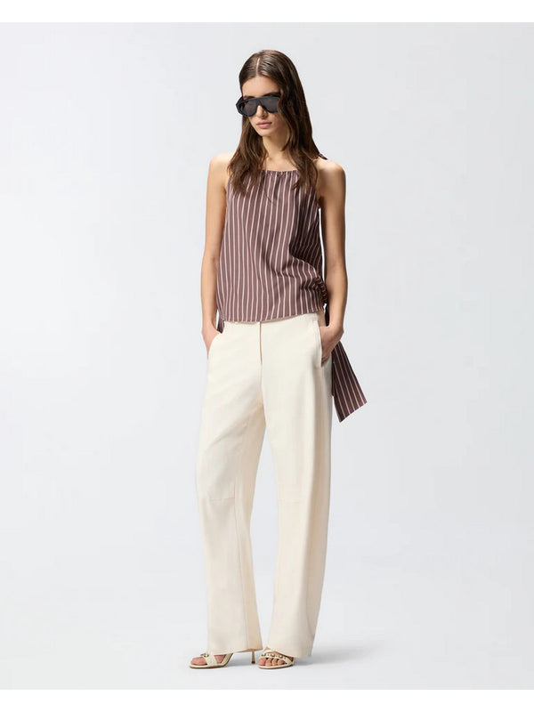 Pinko Top Jennifer Top Tinto Filo Fluido Marrone - 106671-A33Q-LN1