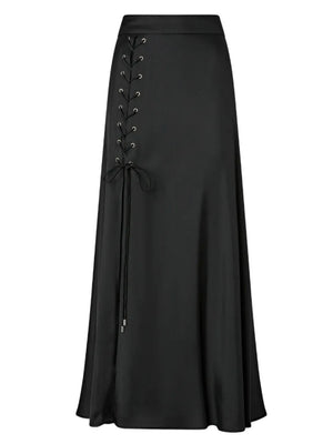 Pinko Gonna Carrara Gonna Twill Fluido Nero - 106856-A3AV-Z99