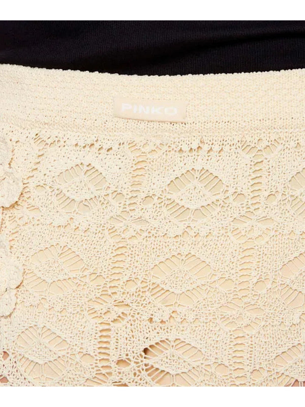 Pinko Gonna Anthemis Gonna Crochet Sewon F Giallo - 106861-A3B8-C10