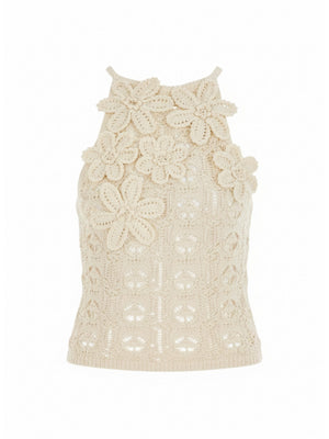 Pinko Top Nymphaea Top Crochet Sewon Flo Giallo - 106863-A3B8-C10