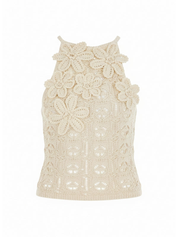 Pinko Top Nymphaea Top Crochet Sewon Flo Giallo - 106863-A3B8-C10