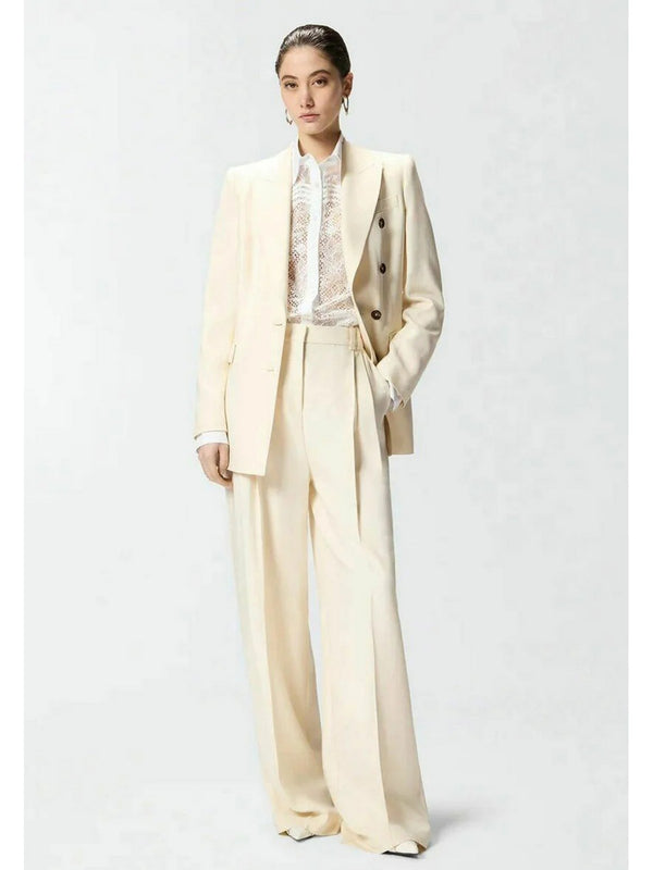 Pinko Pantalone Brescello Pantalone Frisottino Bianco - 106918-A2W6-C00