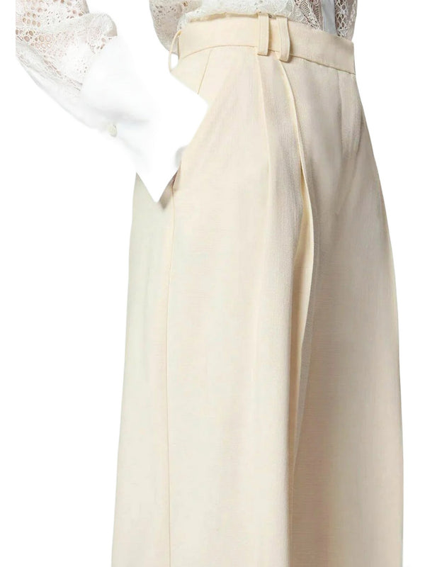 Pinko Pantalone Brescello Pantalone Frisottino Bianco - 106918-A2W6-C00