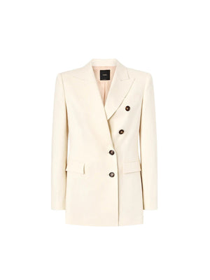Pinko Giacca Amalfi Giacca Frisottino Bianco - 106924-A2W6-C00