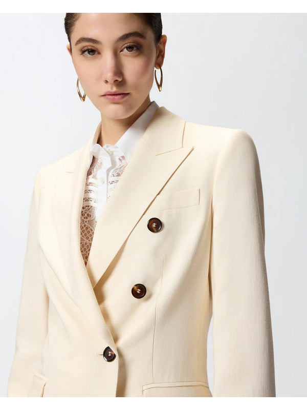Pinko Giacca Amalfi Giacca Frisottino Bianco - 106924-A2W6-C00