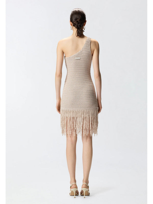 Pinko Abito Juniperos Abito Openwork Lurex Grigio - 106959-A3CI-I05