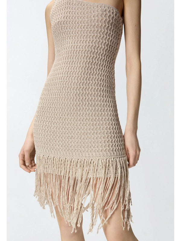 Pinko Abito Juniperos Abito Openwork Lurex Grigio - 106959-A3CI-I05