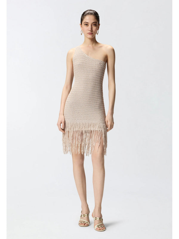 Pinko Abito Juniperos Abito Openwork Lurex Grigio - 106959-A3CI-I05