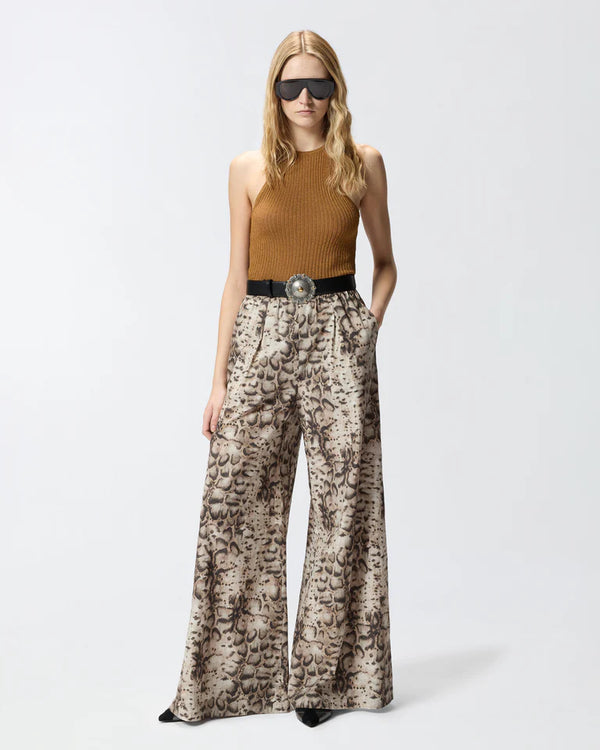 Pinko Pantalone Gussola Pantalone Popeline Sta Beige - 106963-A3B1-CZ9