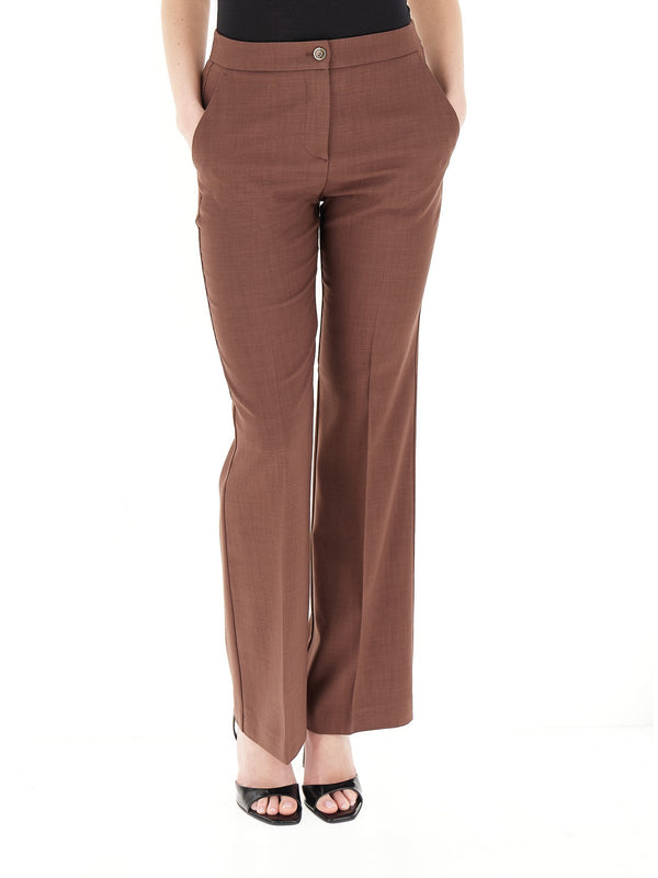 Pinko Pantalone New Serenidad Pantalone Frisot Marrone - 107595-A2W6-L78