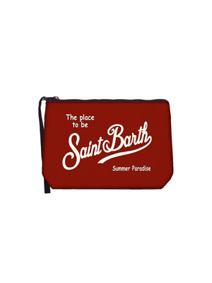Mc2 Saint Barth Pochette Aline Nylon 47 Brick Red - Ali0053