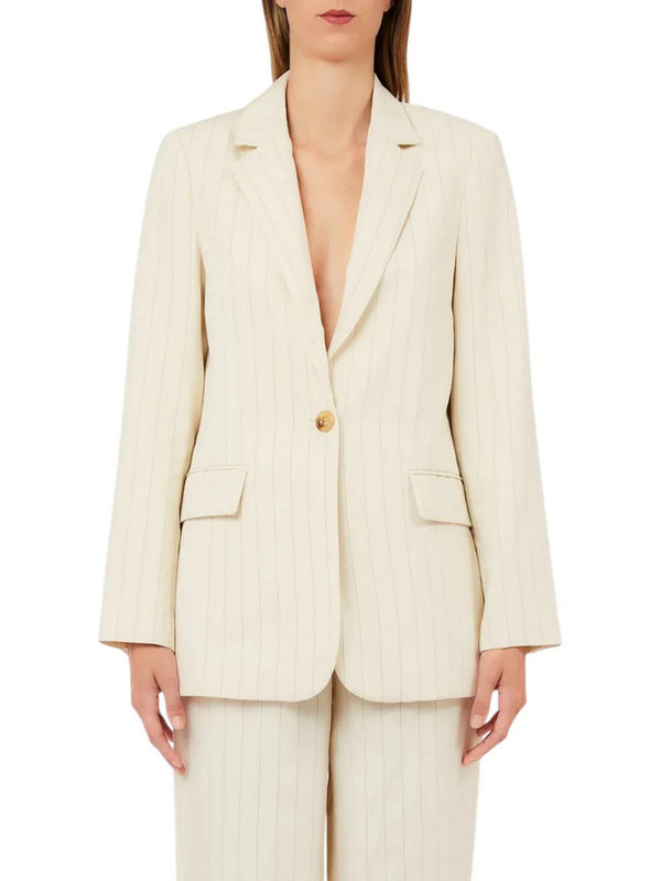 Liu jo Giacca Cremino stripe CA6115 T557A-P9579