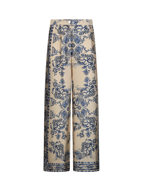 Liu jo Pantalone tessuto St.foulard araldic b CA6230 TS555-P9652
