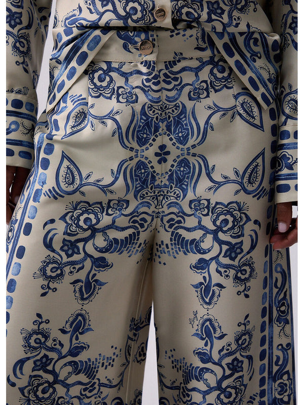 Liu jo Pantalone tessuto St.foulard araldic b CA6230 TS555-P9652