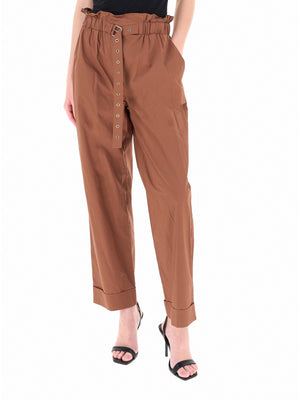Liu jo Pantalone tessuto Tabacco CA6249 TS246-09032