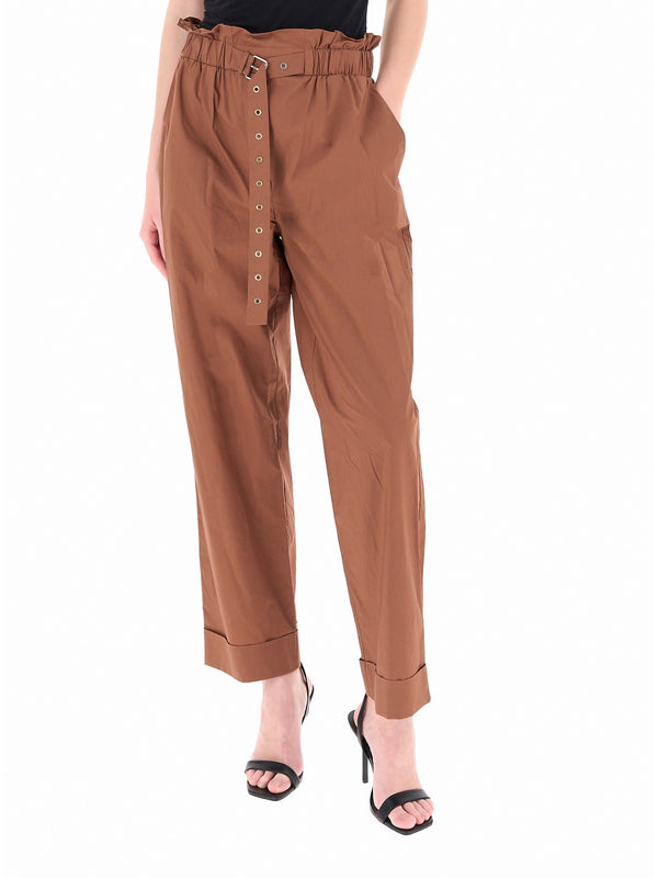 Liu jo Pantalone tessuto Tabacco CA6249 TS246-09032