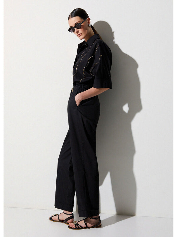 Liu jo Pantalone tessuto Nero CA6249 TS246-22222